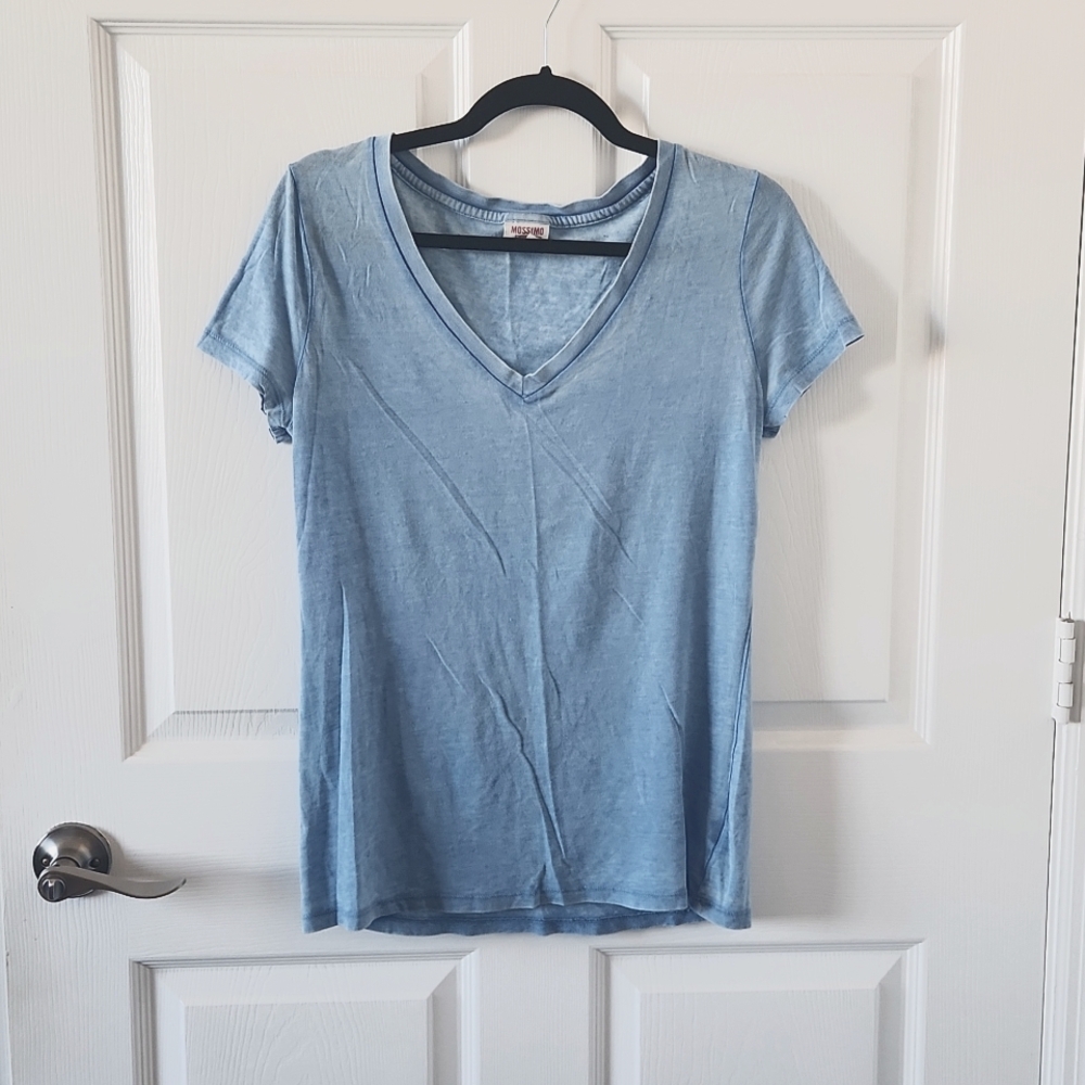 Mossimo Heather Blue Tee Medium